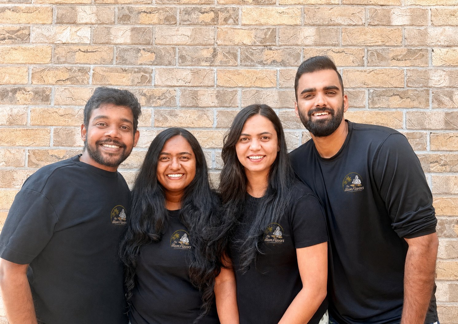 The four founders of The illam Flavors